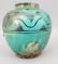 Antique Hand Painted Glazed Art Pottery Vase - 6