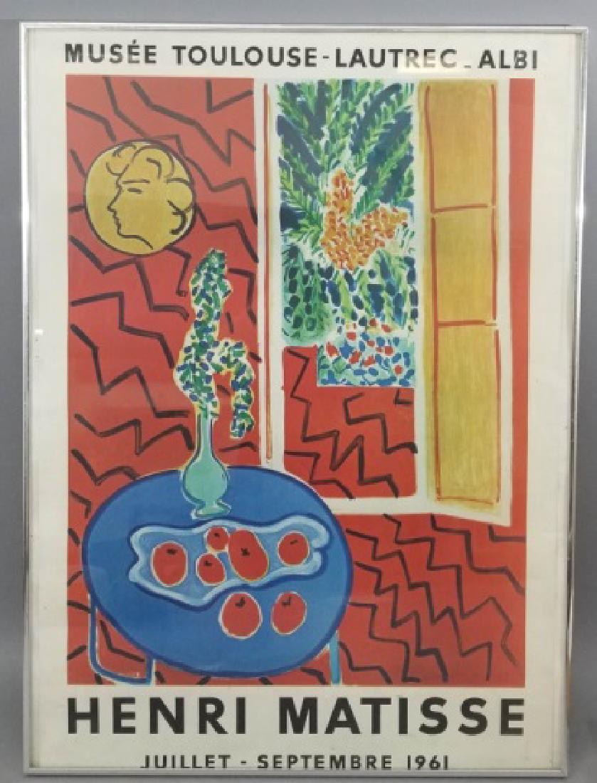 Framed Musee Toulouse Lautrec Poster C. 1961 (1 of 8)