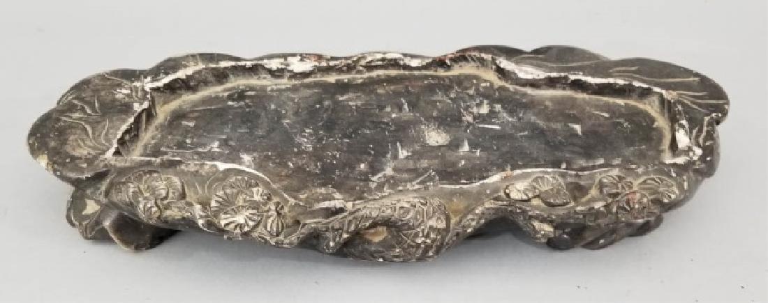 Carved Stone Tray with Chinese Brush Wash (1 of 8)