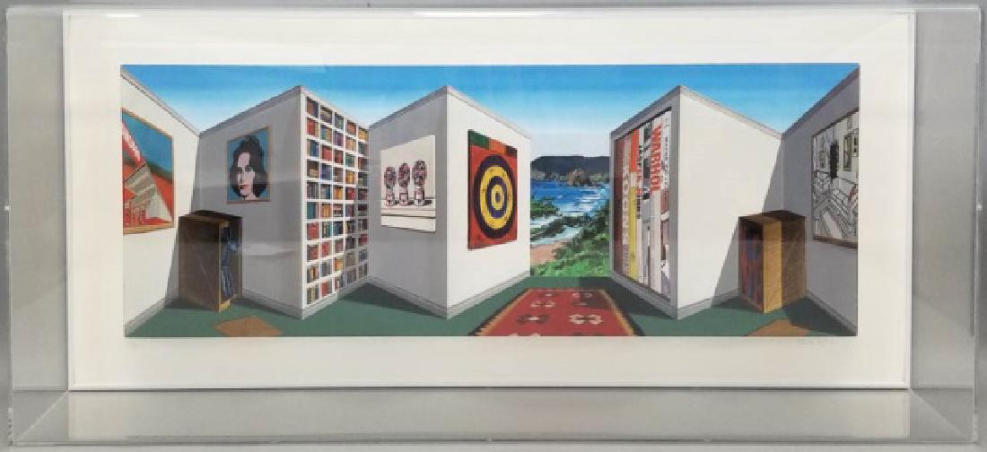 3D Pop Art Patrick Hughes (b 1939) Titled Poppier (1 of 9)