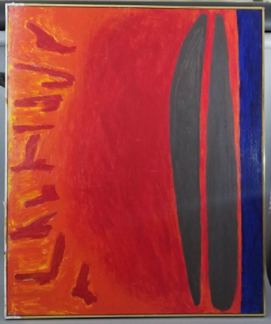 Alan Cote 1981 Acrylic on Canvas Sunrise Expansi (1 of 10)