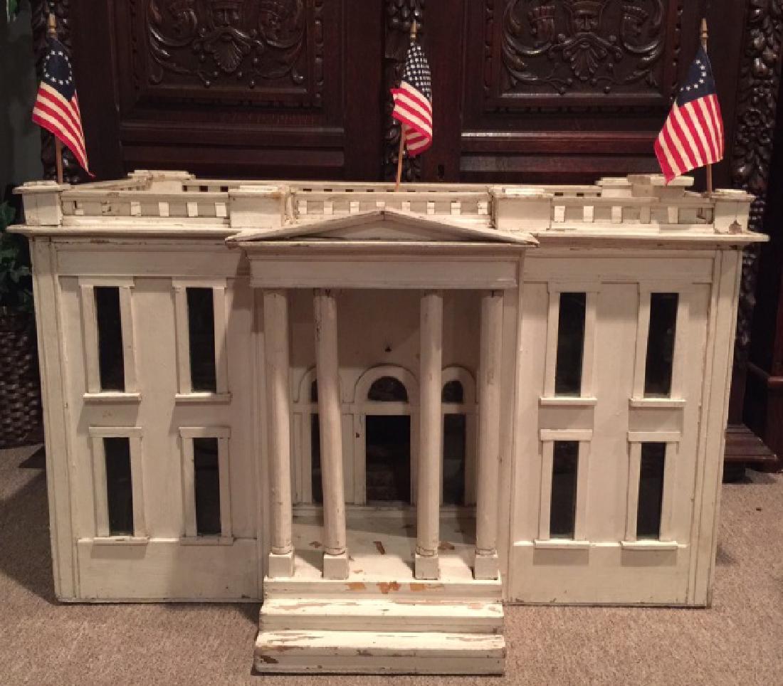 Antique Dollhouse Replica of the White House