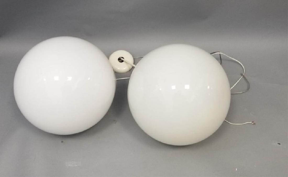 Contemporary Modern Pair of Large Globe Lights (1 of 6)
