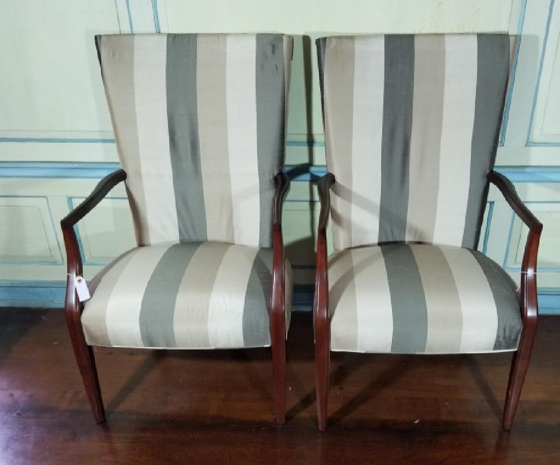 Pair Contemporary Custom Niermann Weeks Chairs (1 of 4)