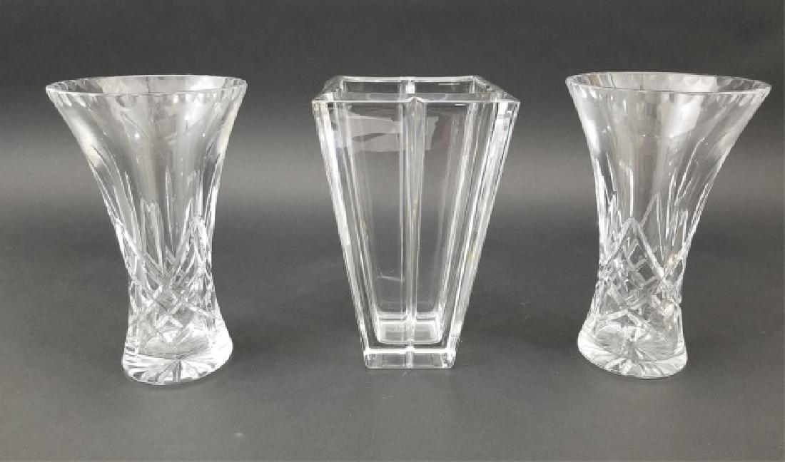 Trio of Cut Glass Vases, Including Rosenthal (1 of 8)