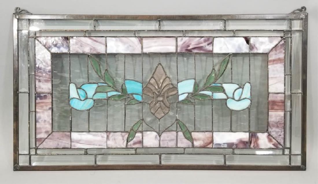 Victorian Style Handmade Stained Glass Panel (1 of 7)