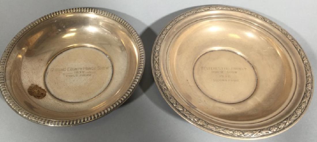 Two Antique Sterling Silver Horse Trophies (1 of 4)