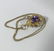 Estate Etruscan Revival Amethyst & 14kt Necklace - 5