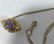 Estate Etruscan Revival Amethyst & 14kt Necklace - 6