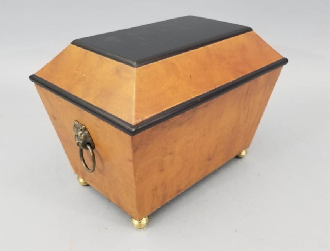 English Neo Classical Casket Form Jewelry Box (1 of 9)
