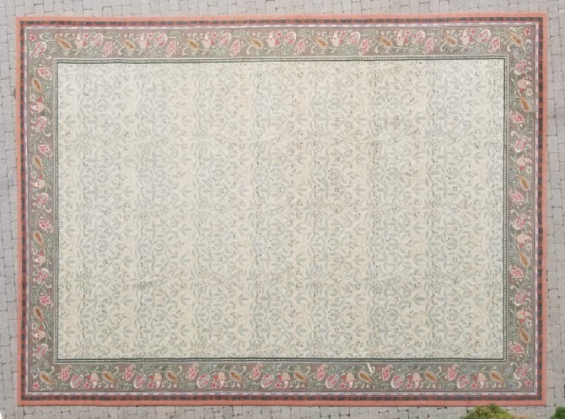 Lrg Custom-Made Stark Style Floral Finished Carpet (1 of 7)