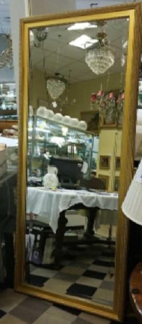 Custom Full Length Pier Gold Framed Beveled Mirror (1 of 4)