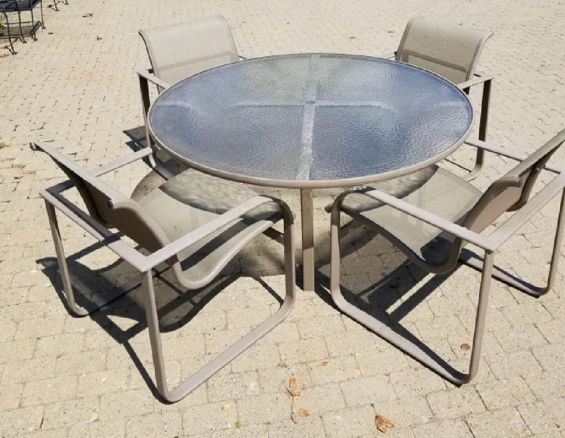 Brown Jordan Patio Dining Table and 4 Chairs (1 of 5)