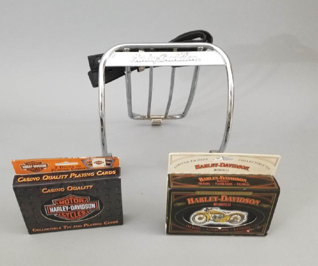 3 Vintage Harley-Davidson Items Luggage Rack Cards (1 of 7)