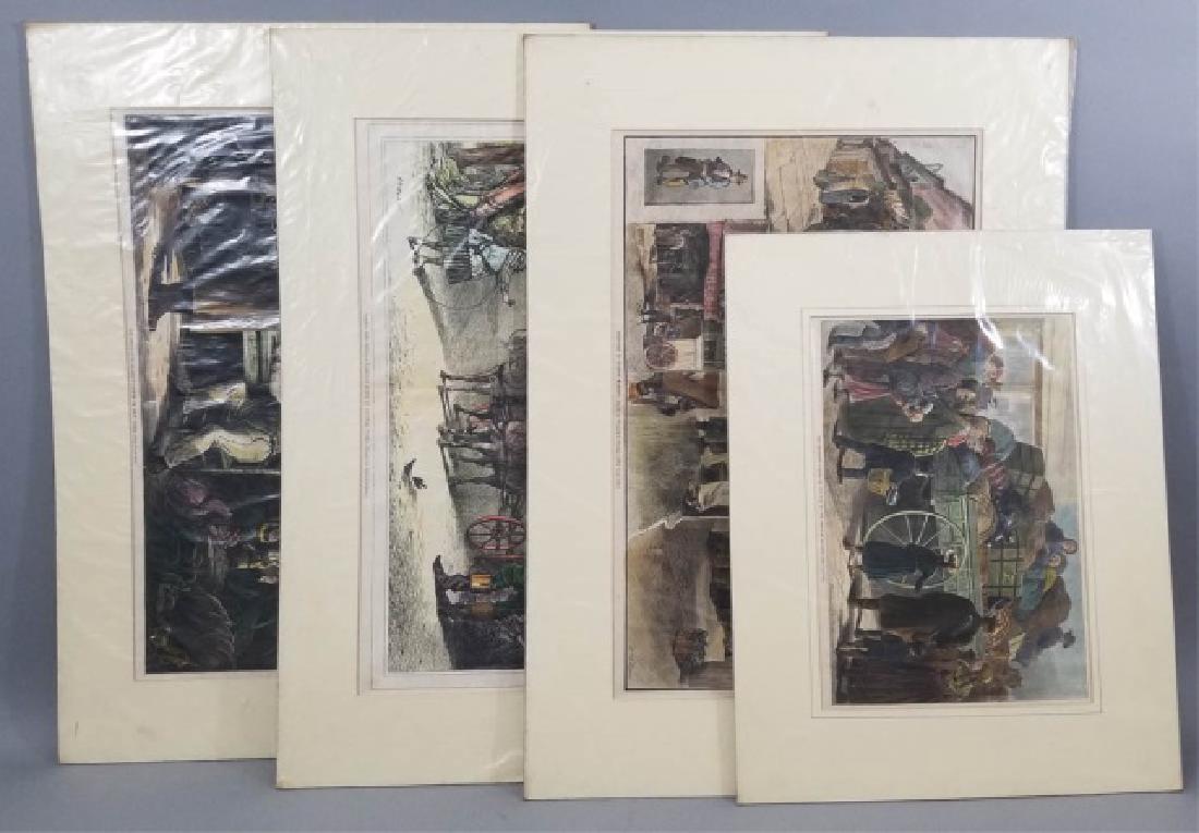 4 19thC Engravings Harper's incl. Emigrant Scenes (1 of 9)