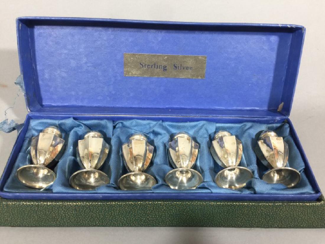 Set of 6 Sterling Silver Salt & Pepper Shakers (1 of 3)