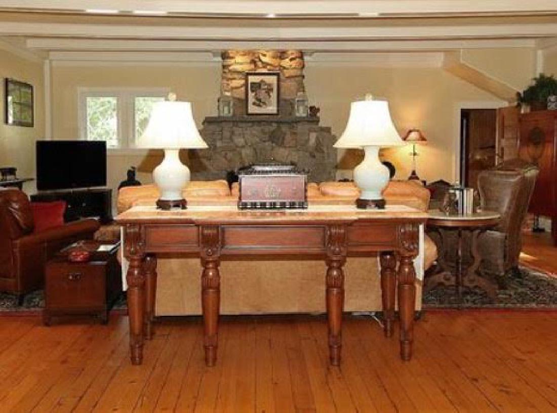 Neo Classical Style Marble Top Console Table (1 of 2)