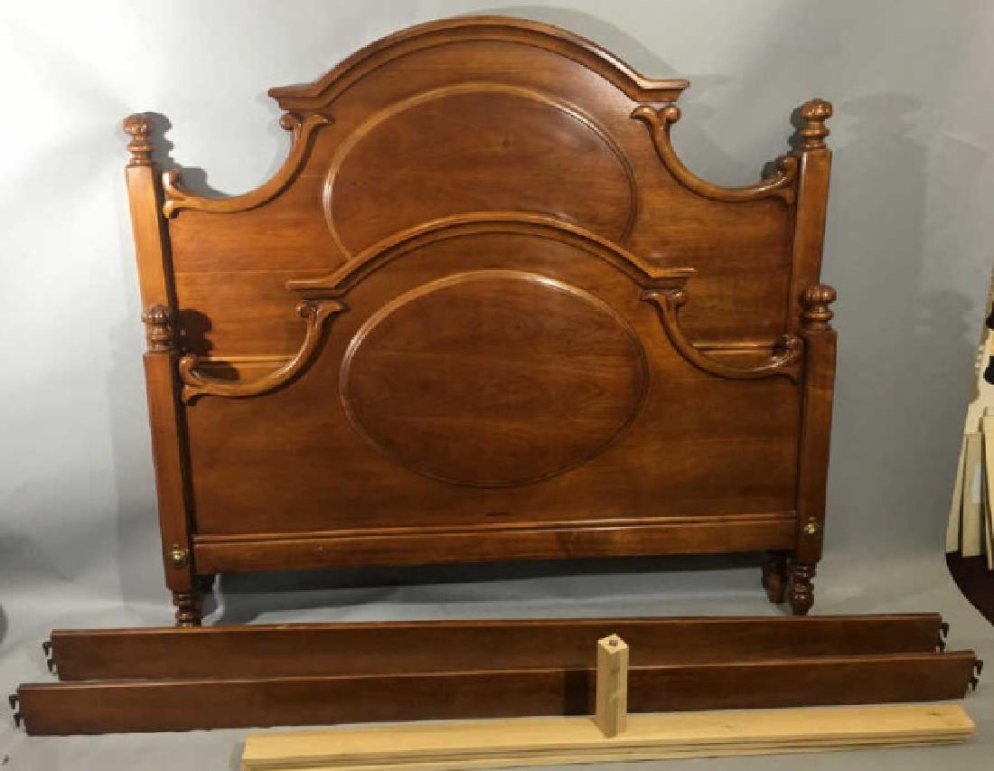 Carved Wood Queen Size Bed by Lexington (1 of 9)