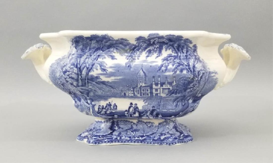 Antique 19th C English Masons Vista Cache Pot (1 of 9)