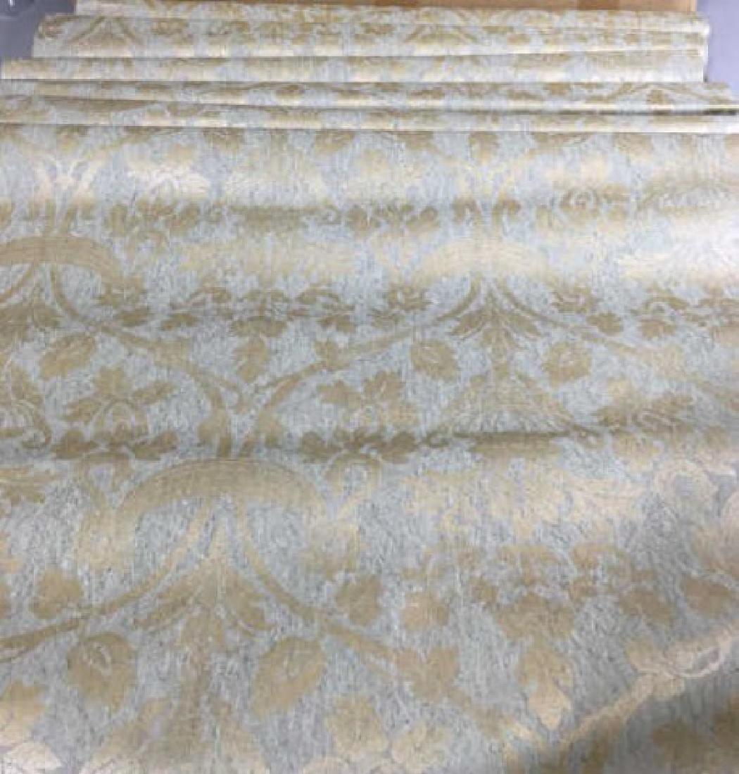 15 Rolls Sage & Gold Wallpaper - 6 Unopened (1 of 3)