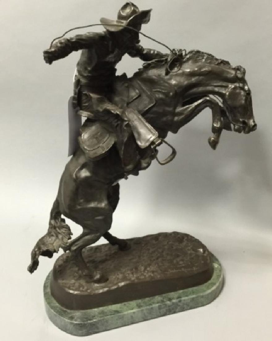Reissue Frederic Remington Western Bronze Statue Oct 08, 2017