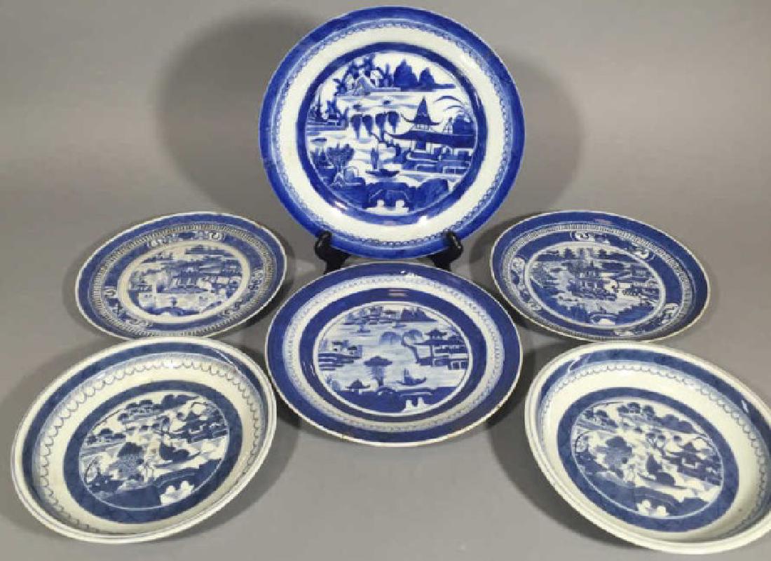 Group of Blue & White Chinese Export Porcelain (1 of 5)