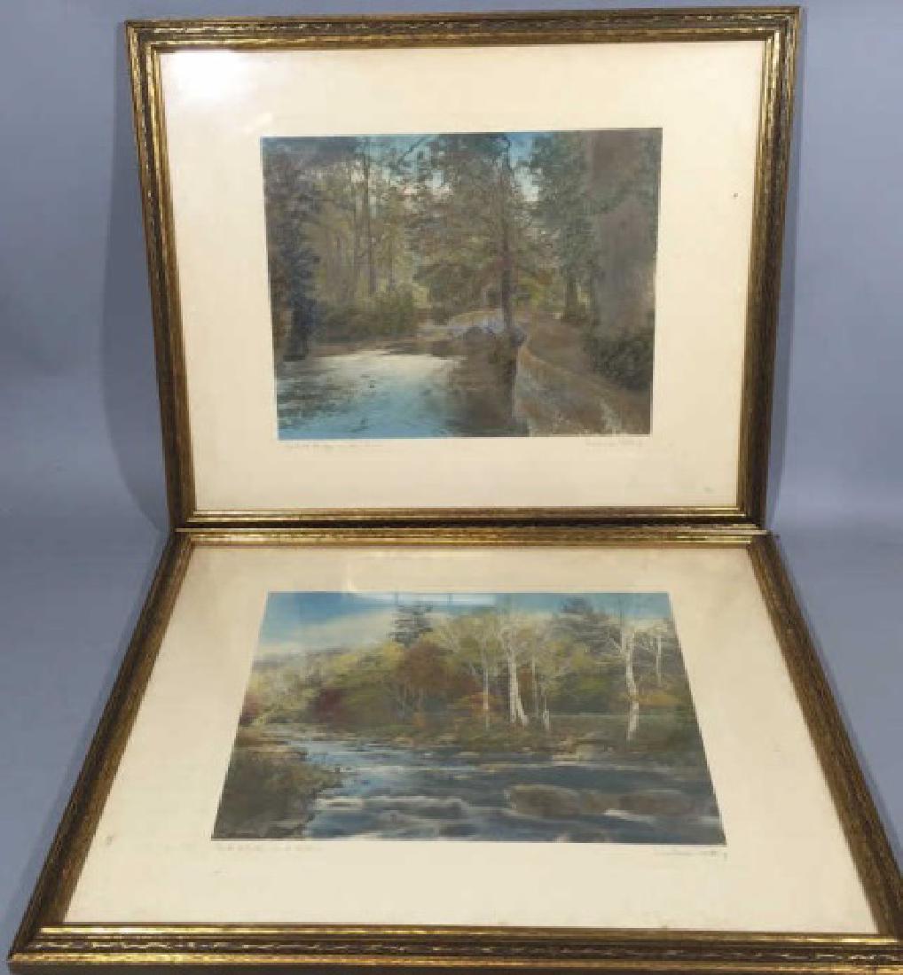 Pair Wallace Nutting Hand-Colored Photos c.1920 (1 of 7)