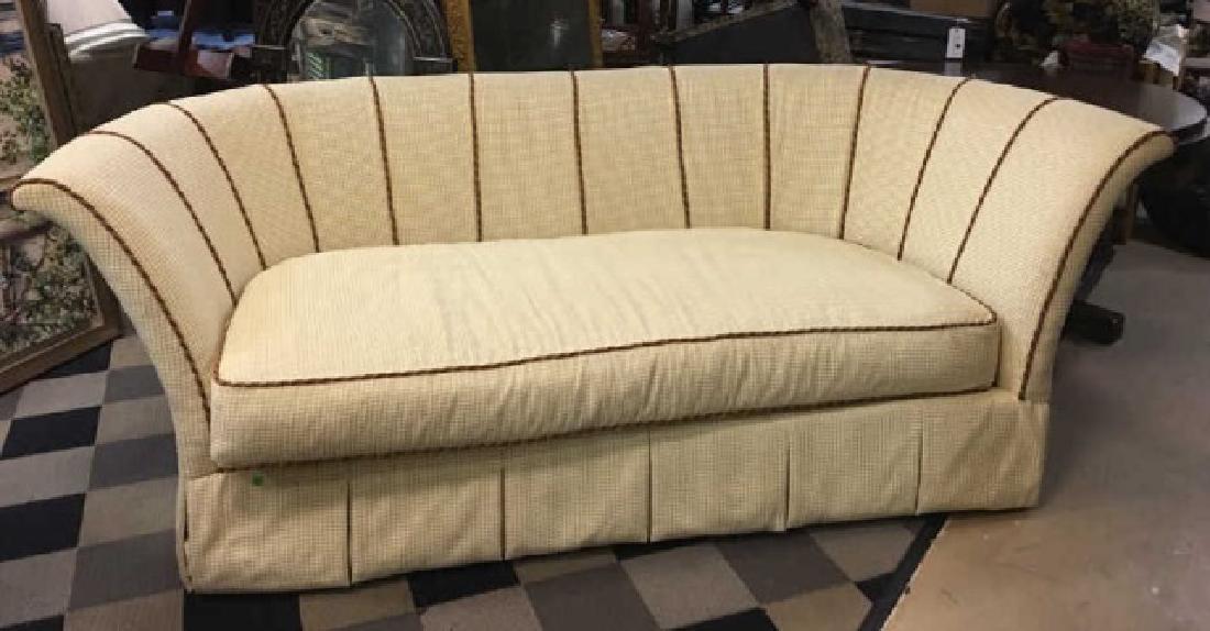Large Elegant Henredon Demi-Lune Sofa Settee (1 of 5)