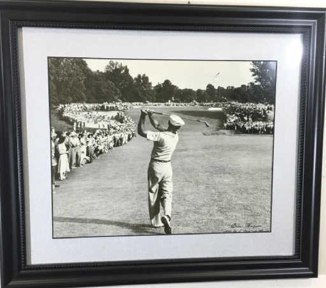Framed 1950 B/W Photograph of Golfer Ben Hogan (1 of 5)