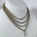 Antique Victorian 19th C Silver Watch Fob Chain - 3