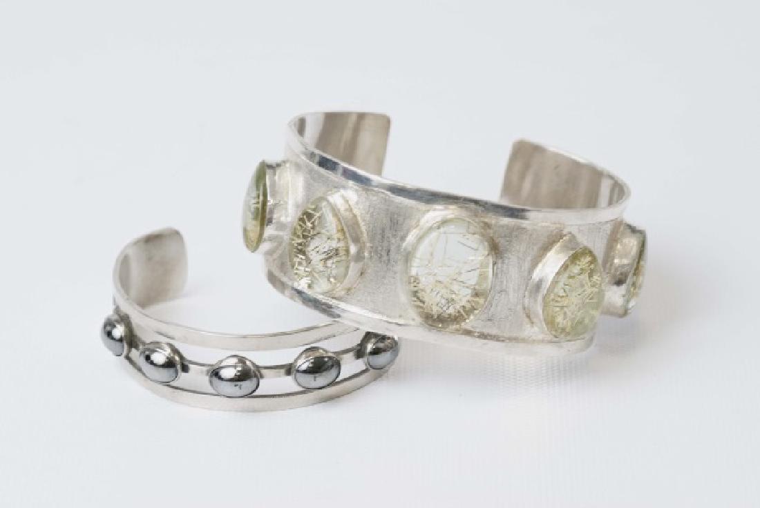 Two Sterling Cuffs - Modern & Vintage Mexican (1 of 5)