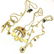 Vintage 1980s Costume Gold Roman Coin Necklaces - 3