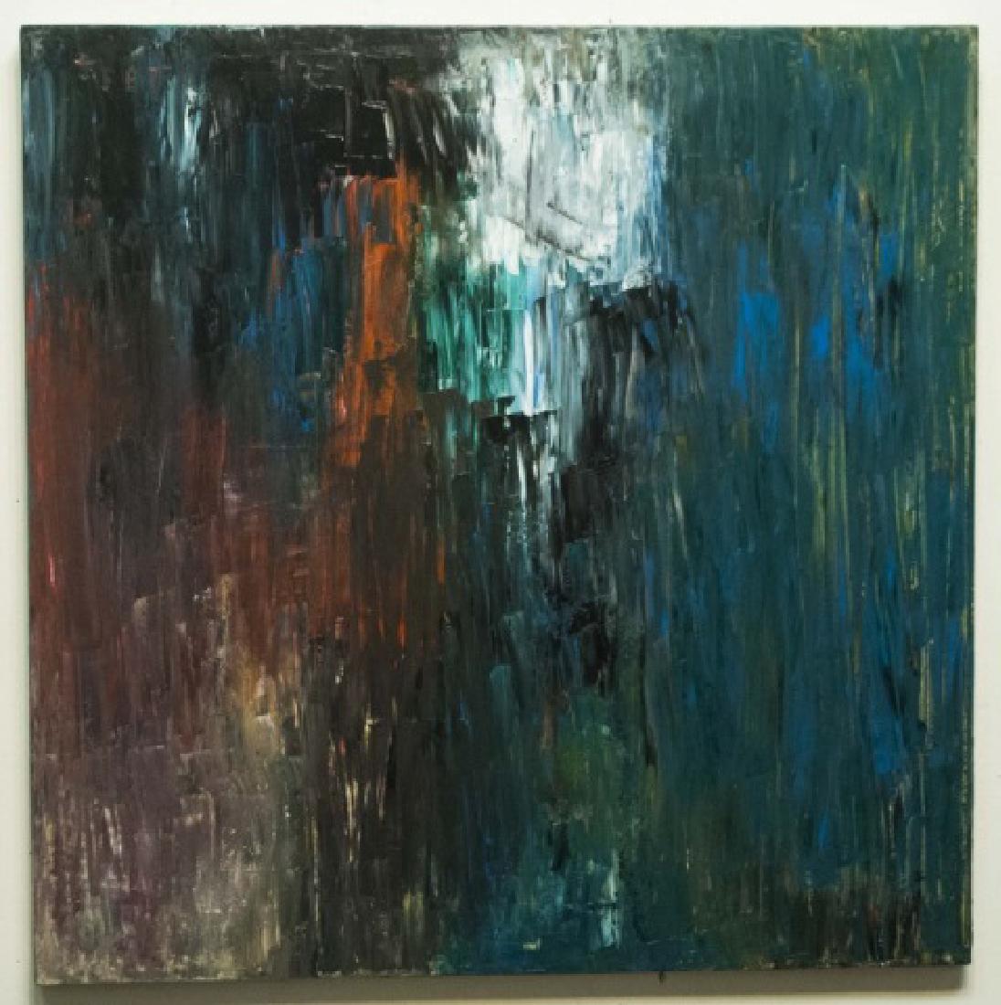 Signed Oil on Canvas by Jeet Aulakh Entitled Raga (1 of 2)