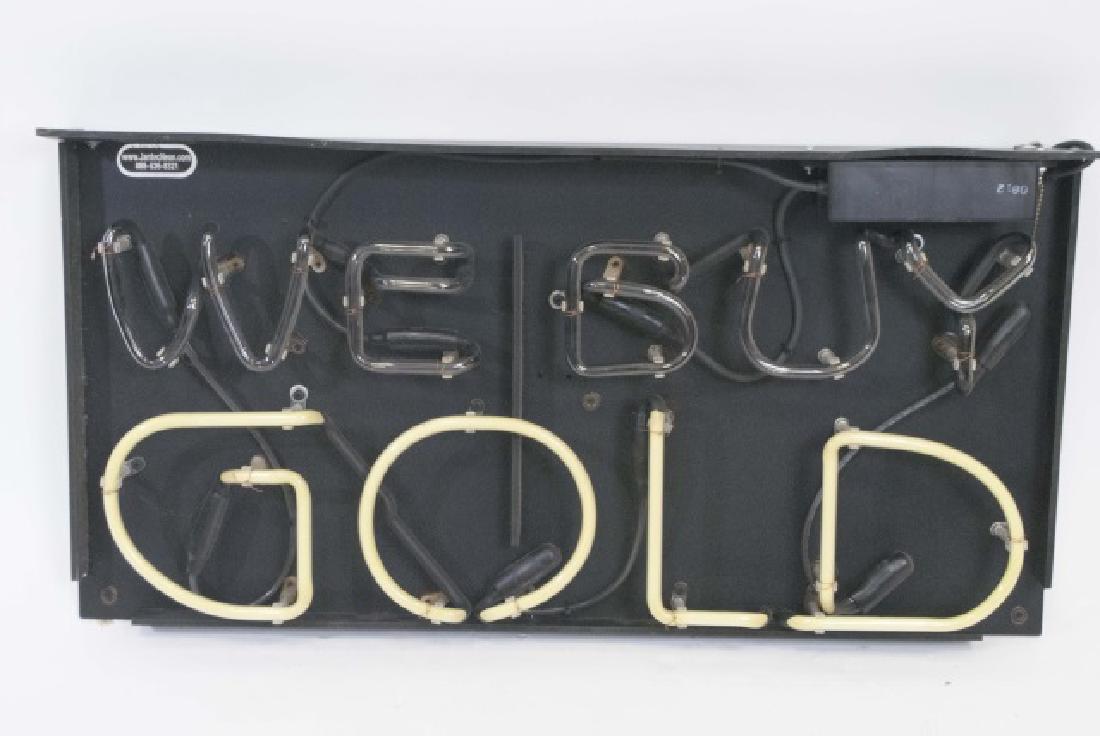 "We Buy Gold" Light-Up Sign (1 of 1)