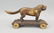 Vintage Cast Iron & Wood Figural Dog Nut Cracker