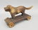 Vintage Cast Iron & Wood Figural Dog Nut Cracker - 7