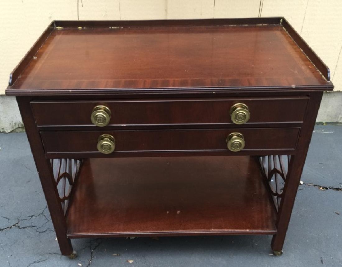 Contemporary Traditional Baker Desk Console Table (1 of 5)