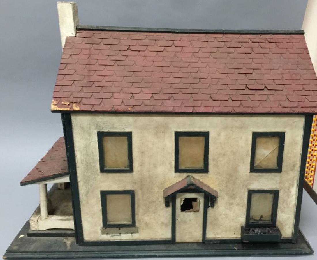 Folk Art Style Colonial Wooden Doll House or Model (1 of 5)