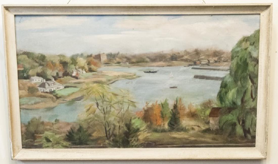 Grace Huntley Pugh Rockport School Painting 2 of 2 (1 of 4)