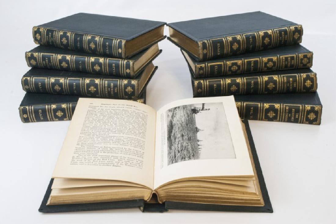 Antique Leather Bound Books History of Our Country (1 of 9)