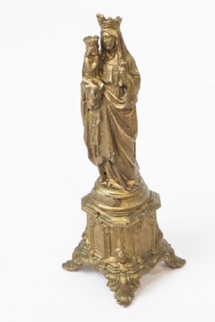Antique French Statue of Saint Anne de Beaupre (1 of 6)