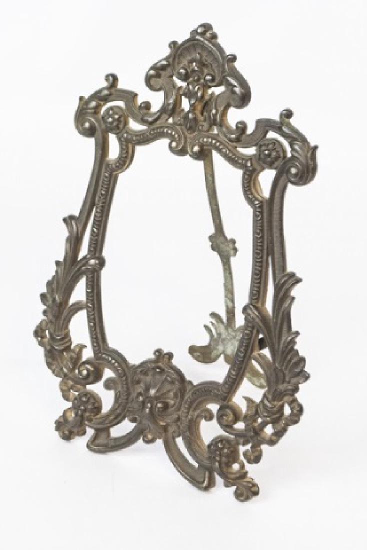 Antique 19th C Signed Ornate Ormolu Picture Frame (1 of 5)
