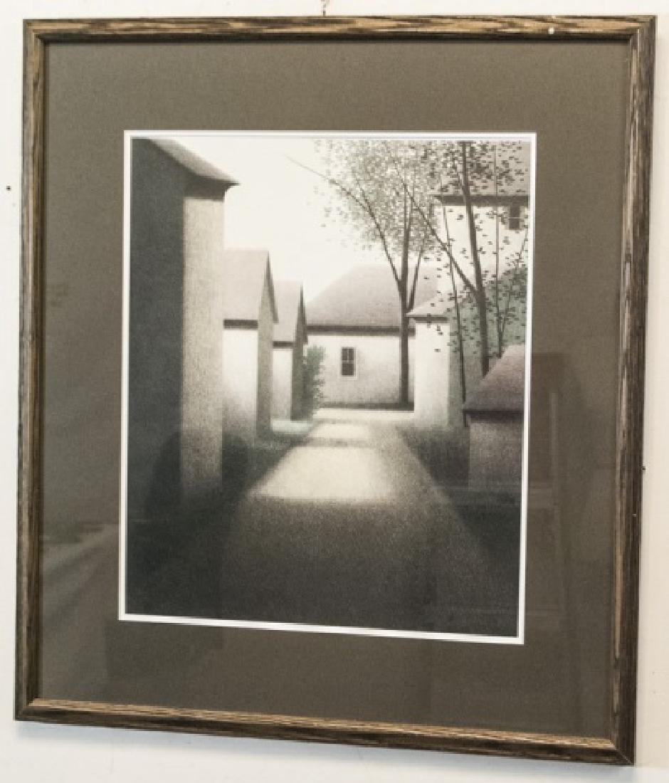 Robert Kipniss (b. 1931) - Print Street of Houses (1 of 4)