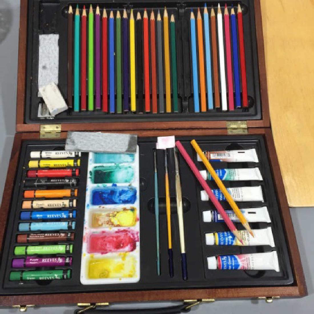 Artist's Portable Box Easel & Boxed Watercolor Set (1 of 4)