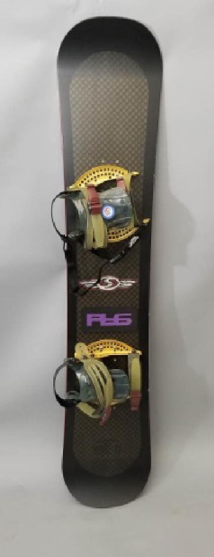 Sims Snow Board w Bindings and Black Carry Case (1 of 10)