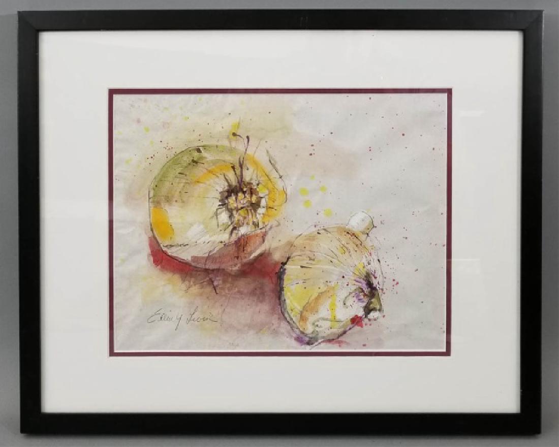 Signed & Framed Original Still Life of Onions (1 of 8)