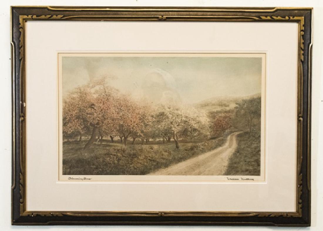 Wallace Nutting "Flowering Time" Signed Print