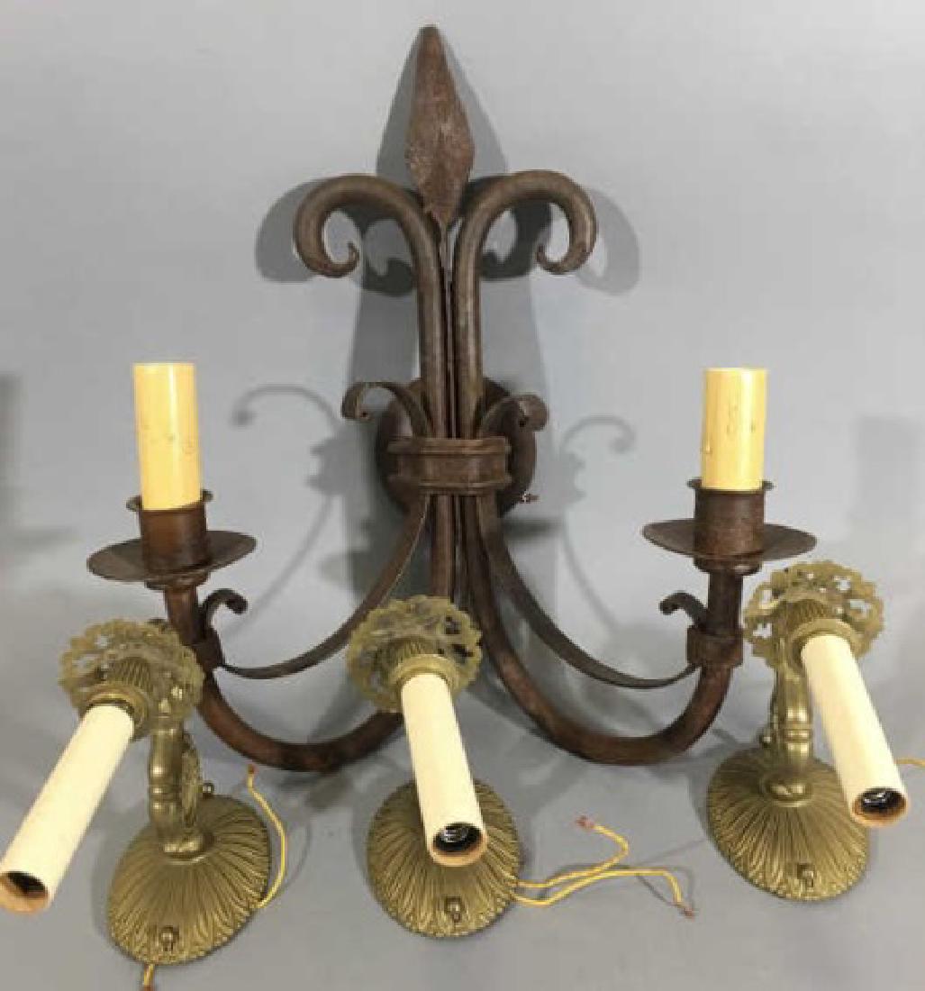 Four Contemporary Sconces - Bronze & Ormolu (1 of 6)
