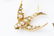 Pair Antique Split Pearl 14k Gold Sparrow Earrings - 2