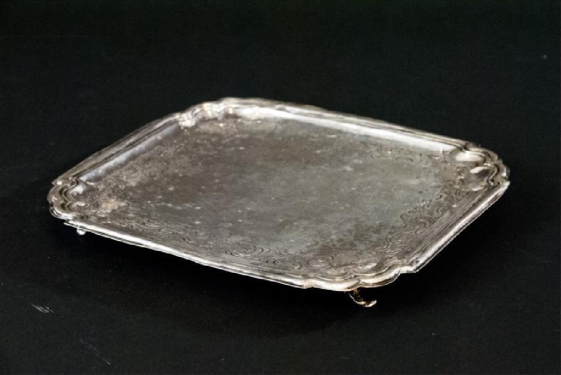 Antique Imperial Russian Hallmarked Silver Tray (1 of 5)